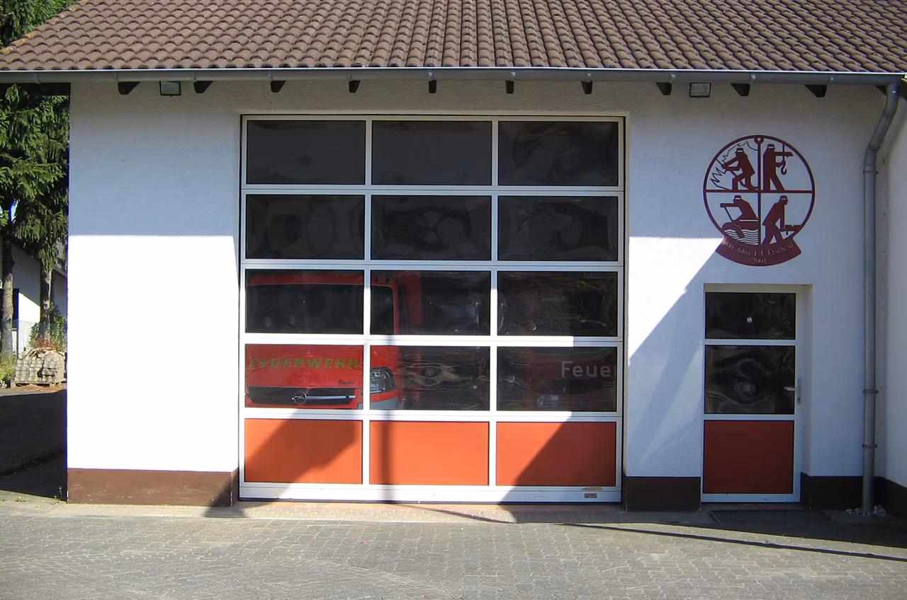 Das Gerätehaus nach dem Umbau 1996